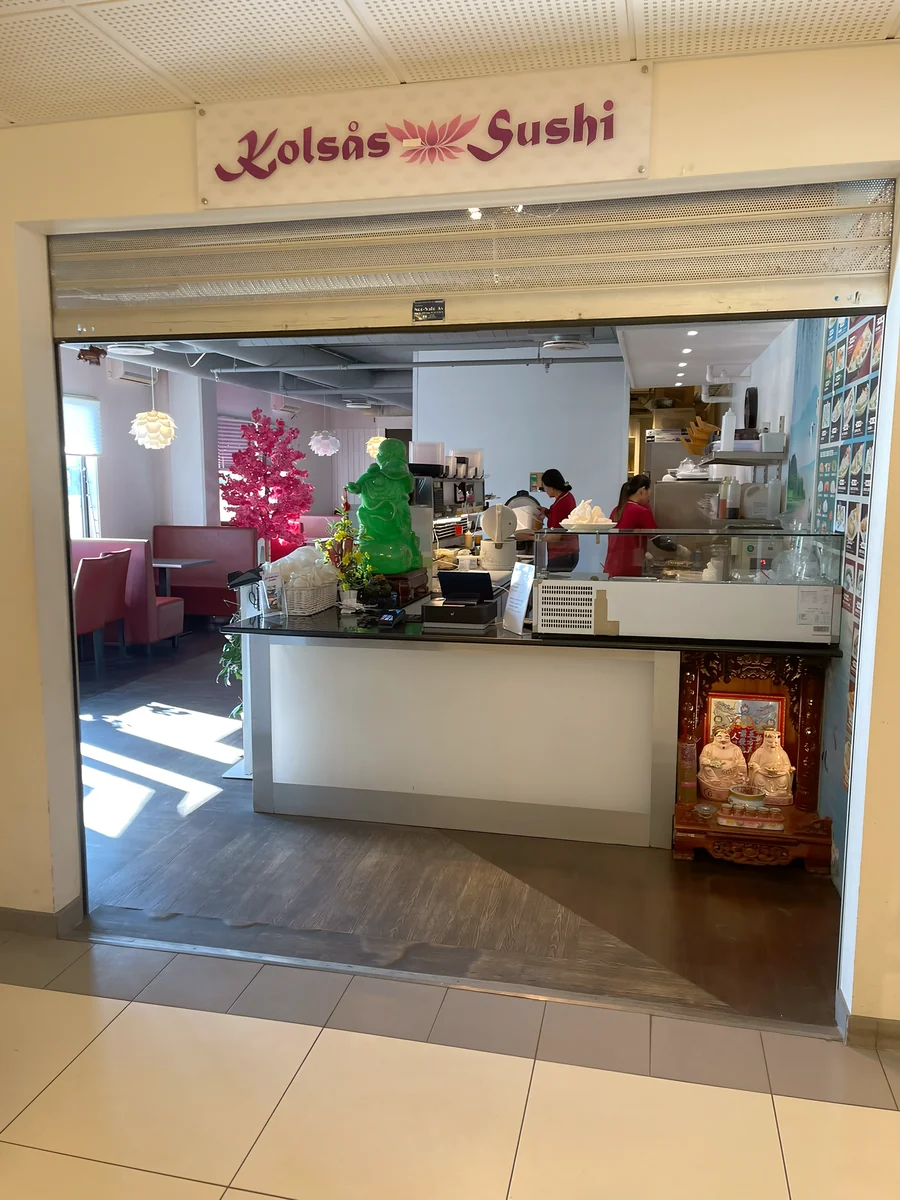 Disken hos Kolsås Sushi – fersk sushi og bubble tea i Kolsås Senter